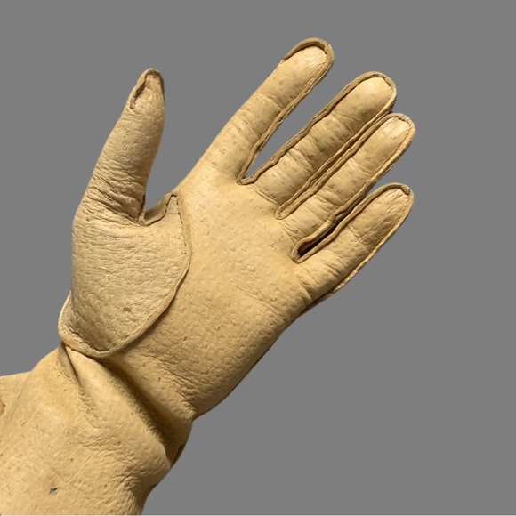 NWT Vintage 1970s Grandoe Leather Gloves no lining Size 7 - Picture 2 of 6
